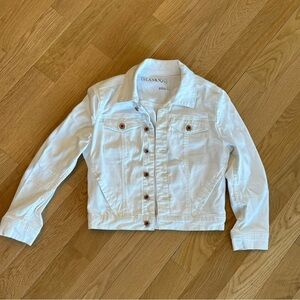 Blank NYC White Denim Jacket Size S